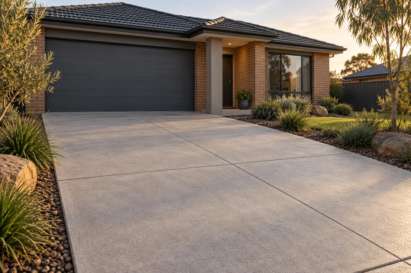 Concrete driveways